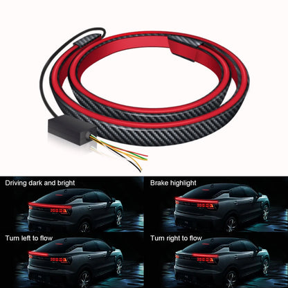 LED Universal Carbon Fiber Spoiler Lip Kit