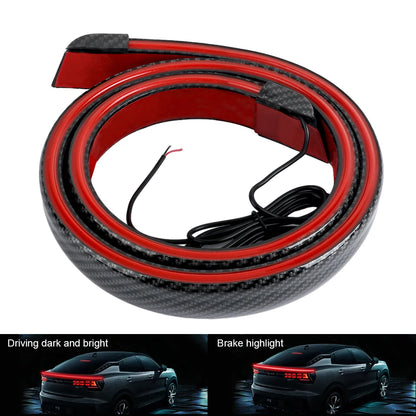 LED Universal Carbon Fiber Spoiler Lip Kit